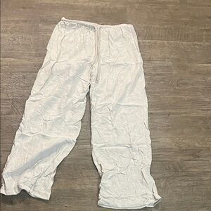 White Linen Pants